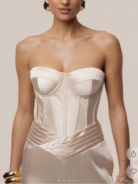 JLUXLABEL ADORE ME SATIN CORSET